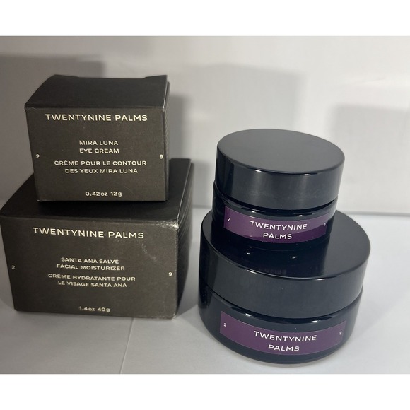 Other - TwentyNine Palms MIRA LUNA EYE CREAM & Facial Moisture NIB MSRP $150 Full Size